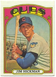 1972 Topps Baseball Cards      534     Jim Hickman